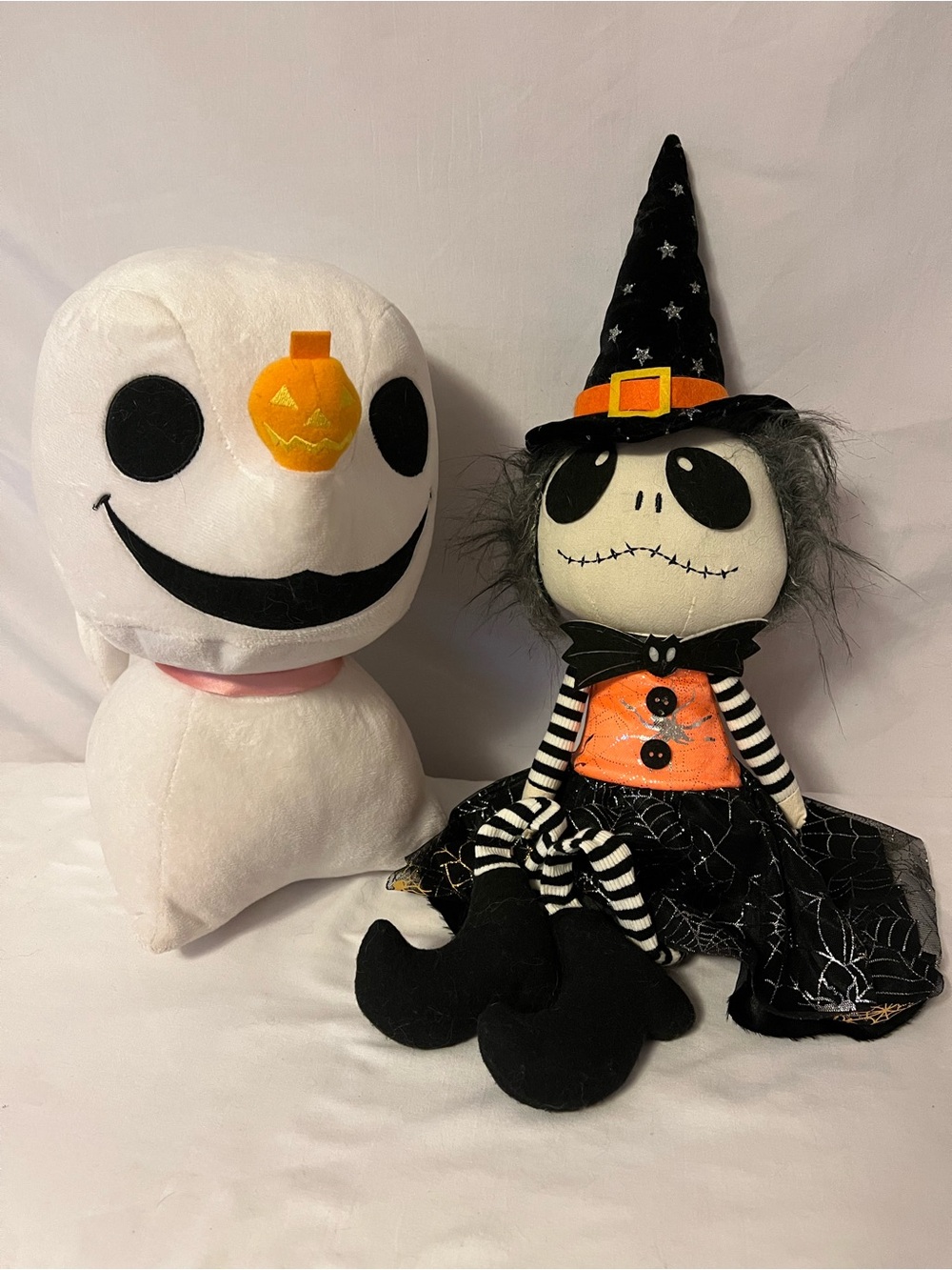 The Nightmare Before Christmas- Witch Plush Doll & Zero Dog Plush